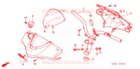 GUIDON   CARENAGE (1) pour Honda ELITE 125 de 2007