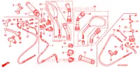 LEVIER DE GUIDON   CABLE   COMMODO (1) pour Honda ELITE 125 de 2007
