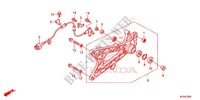 BRAS OSCILLANT pour Honda SH 125 ABS D TOP CASE de 2014