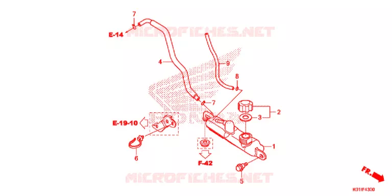 VASE D'EXPANSION Honda SCOOTER 125 SH 2015  SH125ADE
