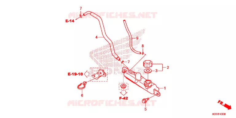 VASE D'EXPANSION Honda SCOOTER 125 SH 2015  SH125ADE