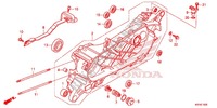 CARTER DE VILEBREQUIN GAUCHE pour Honda SH 125 ABS D SPORTY SPECIAL 5ED de 2015