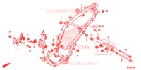 CADRE pour Honda SH 125 ABS D SPORTY de 2014