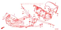 GUIDON   CARENAGE pour Honda SH 125 ABS D SPORTY de 2014