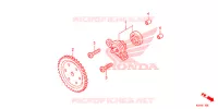 POMPE A HUILE pour Honda SH 125 ABS D SPORTY de 2014