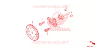 POMPE A HUILE pour Honda SH 125 SPECIAL 3ED de 2014