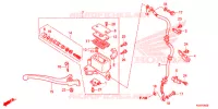 MAITRE CYLINDRE DE FREIN AVANT pour Honda SH 125 SPECIAL 5ED de 2014