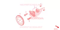 POMPE A HUILE pour Honda SH 125 SPECIAL 5ED de 2014