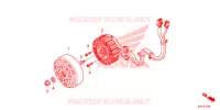 ROTOR   STATOR pour Honda SH 125 SPECIAL 5ED de 2014