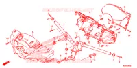GUIDON   CARENAGE pour Honda SH 125 de 2014