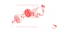 ROTOR   STATOR pour Honda SH 125 SPORTY de 2014