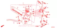 MAITRE CYLINDRE DE FREIN AVANT (ABS) pour Honda SH 150 ABS D SPECIAL 2E de 2015