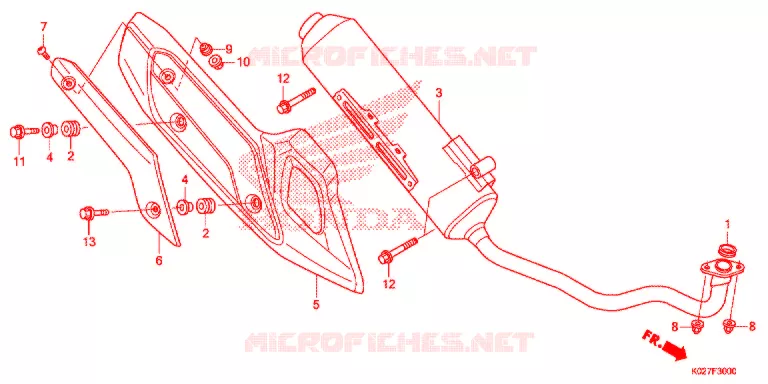 SILENCIEUX D'ECHAPPEMENT Honda SCOOTER 150 SH 2014  SH150ADE