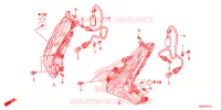 CLIGNOTANT AVANT pour Honda SH 150 ABS SPORTY SPECIAL 5ED de 2014