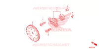 POMPE A HUILE pour Honda SH 150 ABS SPORTY SPECIAL 5ED de 2014