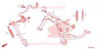 BEQUILLE pour Honda SH 150 ABS SPECIAL 3ED de 2014