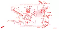 MAITRE CYLINDRE DE FREIN AVANT (ABS) pour Honda SH 150 ABS SPORTY SPECIAL 3ED de 2014