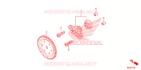 POMPE A HUILE pour Honda SH 150 ABS SPORTY SPECIAL 5ED de 2014