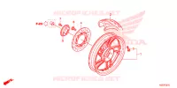 ROUE ARRIERE pour Honda SH 150 D SPECIAL 3ED de 2014