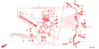MAITRE CYLINDRE DE FREIN AVANT pour Honda SH 150 SPORTY STANDARD de 2014