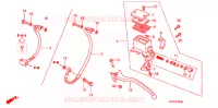 MAITRE CYLINDRE DE FREIN ARRIERE pour Honda SH 300 ABS de 2008