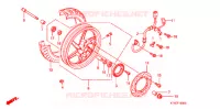 ROUE AVANT pour Honda SH 300 ABS de 2008