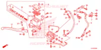 MAITRE CYLINDRE DE FREIN AVANT (ABS) pour Honda SH 300 ABS SPORTY de 2015