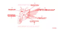 AUTOCOLLANTS pour Honda SH 300 ABS SPORTY TYPE E de 2014
