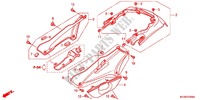 COUVERCLES LATERAUX   ARRIERES pour Honda ST 1300 ABS de 2014
