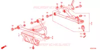 TRIANGLES AVANT pour Honda FOURTRAX 420 RANCHER 4X4 DCT PS RED de 2014