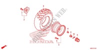 ROUE ARRIERE pour Honda FOURTRAX 420 RANCHER 4X4 DCT PS RED de 2015