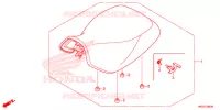 SELLE pour Honda FOURTRAX 420 RANCHER 4X4 DCT PS RED de 2015