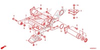 BRAS OSCILLANT pour Honda FOURTRAX 420 RANCHER 4X4 Manual Shift RED de 2014