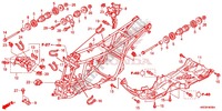 CADRE pour Honda FOURTRAX 420 RANCHER 4X4 Manual Shift RED de 2014