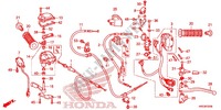 COMMODO   LEVIER   CABLE pour Honda FOURTRAX 420 RANCHER 4X4 Manual Shift RED de 2014