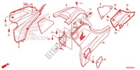 COUVERCLE LATERAL   CAPOT DE RESERVOIR pour Honda FOURTRAX 420 RANCHER 4X4 Manual Shift RED de 2014