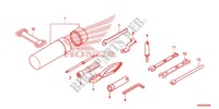 OUTIL pour Honda FOURTRAX 420 RANCHER 4X4 Manual Shift RED de 2014