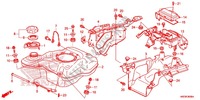 RESERVOIR A CARBURANT pour Honda FOURTRAX 420 RANCHER 4X4 Manual Shift RED de 2014