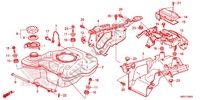 RESERVOIR A CARBURANT pour Honda FOURTRAX 420 RANCHER 4X4 Manual Shift de 2015