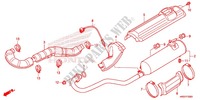 SILENCIEUX D'ECHAPPEMENT pour Honda FOURTRAX 420 RANCHER 4X4 EPS Manual Shift de 2015