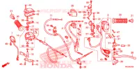 COMMODO   LEVIER   CABLE pour Honda FOURTRAX 420 RANCHER 2X4 Electric Shift de 2014