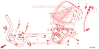 GUIDON pour Honda FOURTRAX 420 RANCHER 2X4 Electric Shift de 2014