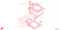 CYLINDRE pour Honda FOURTRAX 420 RANCHER 2X4 BASE de 2014