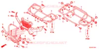 SUPPORT pour Honda FOURTRAX 420 RANCHER 2X4 BASE de 2014