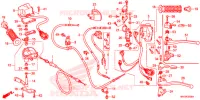 COMMODO   LEVIER   CABLE pour Honda FOURTRAX 500 FOREMAN 4X4 Electric Shift, Power Steering Red de 2014