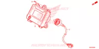 COMPTEUR pour Honda FOURTRAX 500 FOREMAN 4X4 Electric Shift, Power Steering Red de 2014