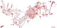 GUIDON pour Honda FOURTRAX 500 FOREMAN 4X4 Electric Shift, Power Steering Red de 2014