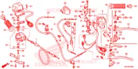 COMMODO   LEVIER   CABLE pour Honda FOURTRAX 500 FOREMAN 4X4 Electric Shift, Power Steering Red de 2014