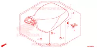 SELLE pour Honda FOURTRAX 500 FOREMAN 4X4 Electric Shift, Power Steering Red de 2014