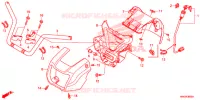 GUIDON pour Honda FOURTRAX 500 FOREMAN 4X4 RED de 2014
